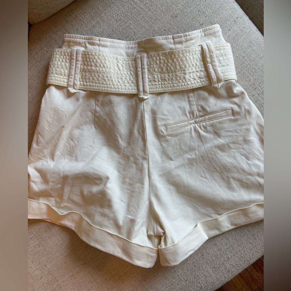 Sezane Rome Shorts FR 34 - Cream - Picture 3 of 4